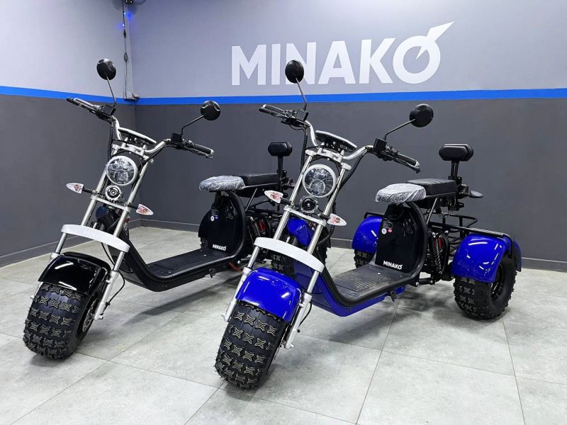 Трехколесный электроскутер Minako REX-T 3000W Трехколесный электроскутер Minako REX-T 3000W